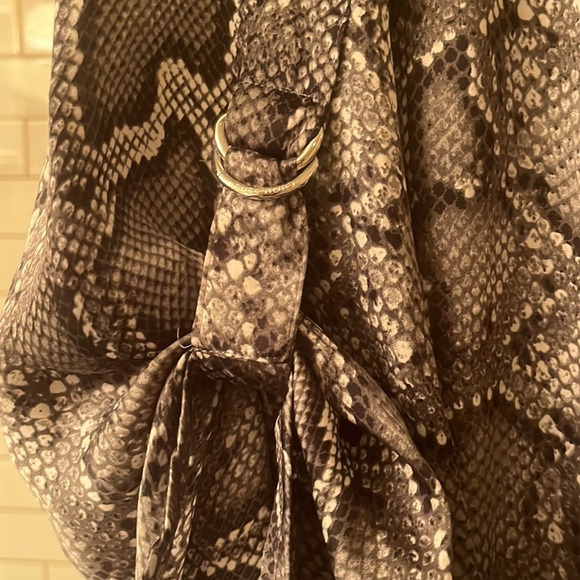 Michael Kors Snakeskin Satin Top - Picture 3 of 5